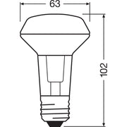 Ledvance/Osram Bombilla Foco LED E27 2.6W 210Lm 2700K 36º IP20 — Vetonek (2)