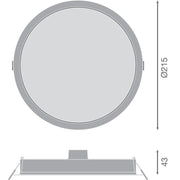 Downlight LED LEDVANCE 30W 3000Lm 3000K 100º IP44 - Blanco Cálido — Vetonek (2)