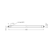 Tubo LED Ledvance G5 T5, 18 W, 2800 lm, 6500 K, 180º, IP20, regulable. — Vetonek (2)