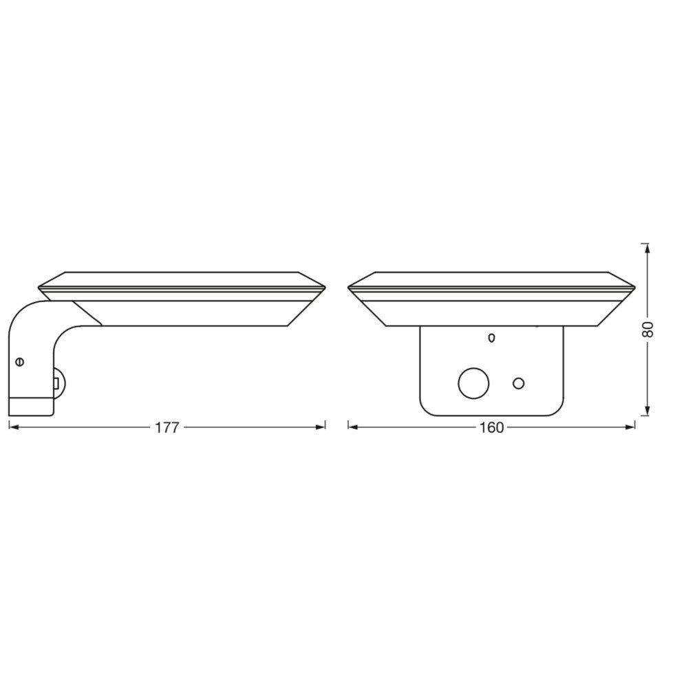 Luminaria LED de exterior Ledvance "Endura" con sensor, 3,6 W, 180 lm, 3000 K, IP44 — Vetonek (3)