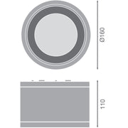 Lámpara de techo LED para exteriores LEDVANCE 30W 3150Lm 3000K 36º IP65/IP65 — Vetonek (2)