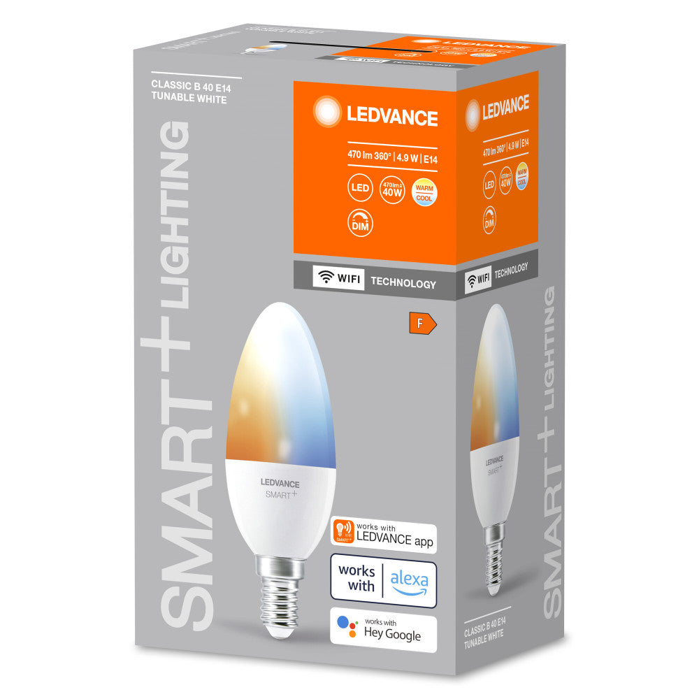Bombilla LED Ledvance "SMART" E14 4,9 W 470 lm 2700…6500 K 200º IP20 Regulable — Vetonek (2)