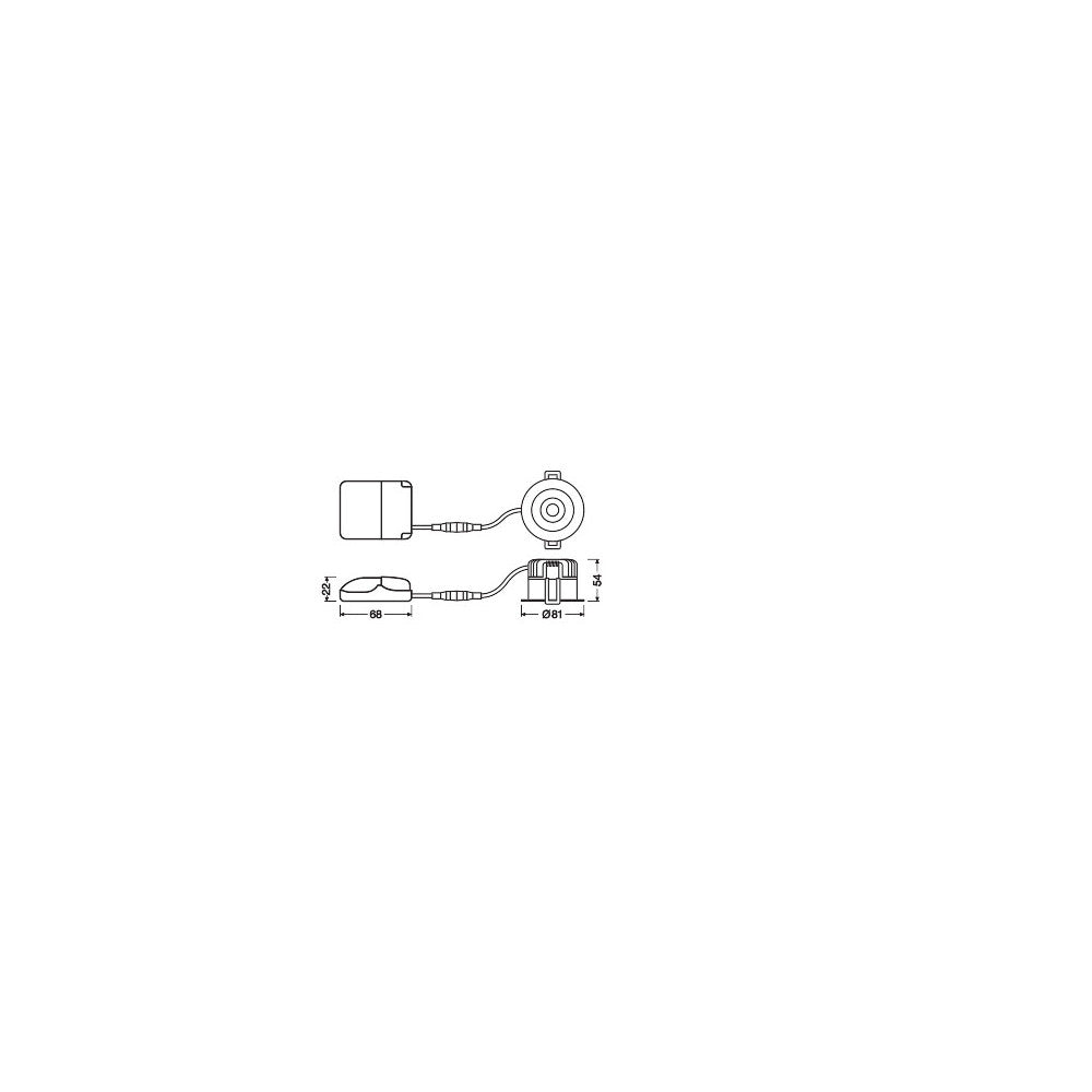 Foco Spot LED LEDVANCE 8W 680Lm 3000K 36º IP44 Regulable — Vetonek (3)