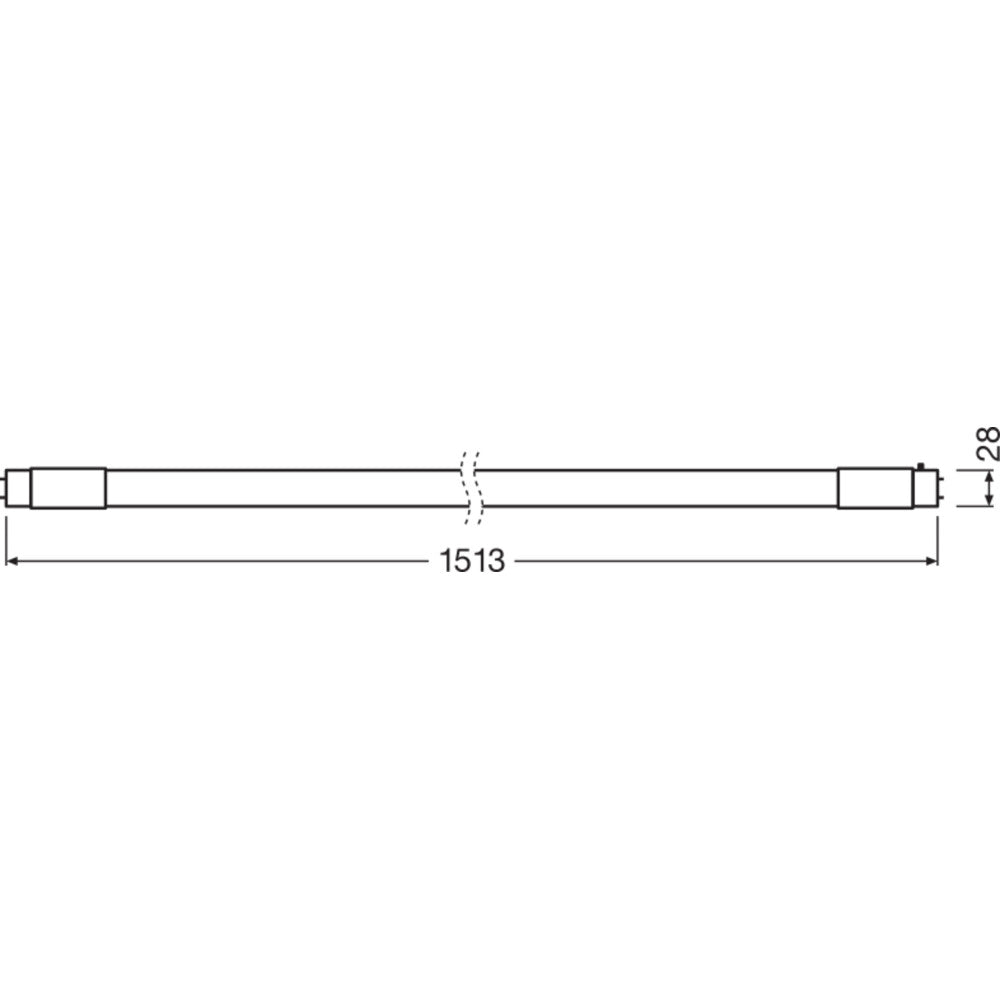 Tubo LED T8 Ledvance/Osram G13 24W 3600Lm 6500K 190º IP20 Regulable — Vetonek (2)