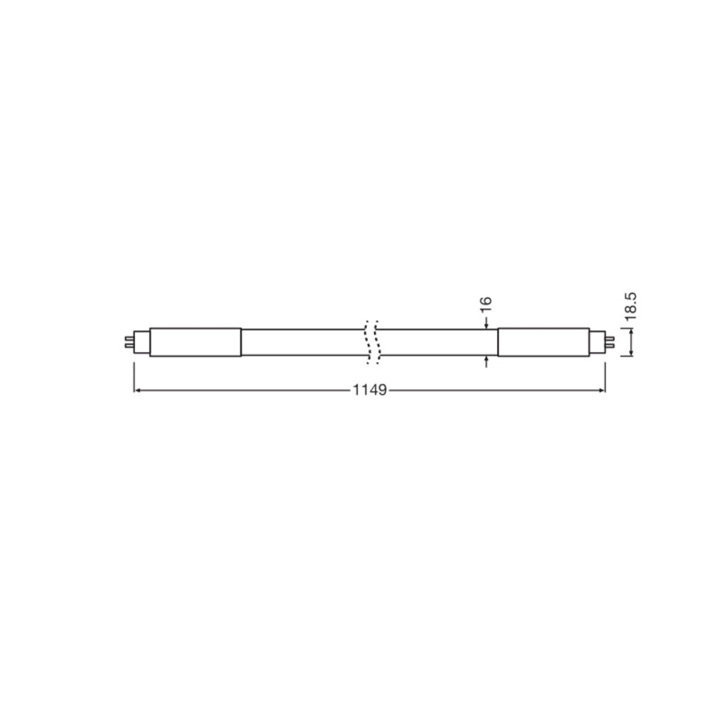 Tubo LED T5 Ledvance G5 26W 4000Lm 6500K 190º IP20 — Vetonek (2)
