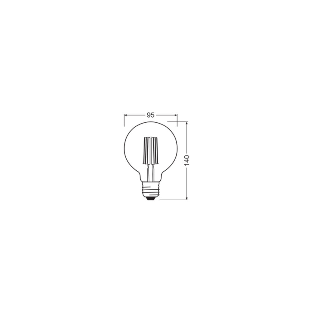 Bombilla LED Ledvance/Osram "Classic" E27 IP20 — Vetonek (3)