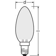 Bombilla LED Ledvance/Osram "Classic" E14 2,5 W 250 lm 2700 K 300º IP20 — Vetonek (2)