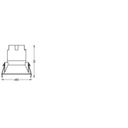 Foco LED Ledvance 10W 700Lm 3000K 30º IP20/IP20 — Vetonek (3)
