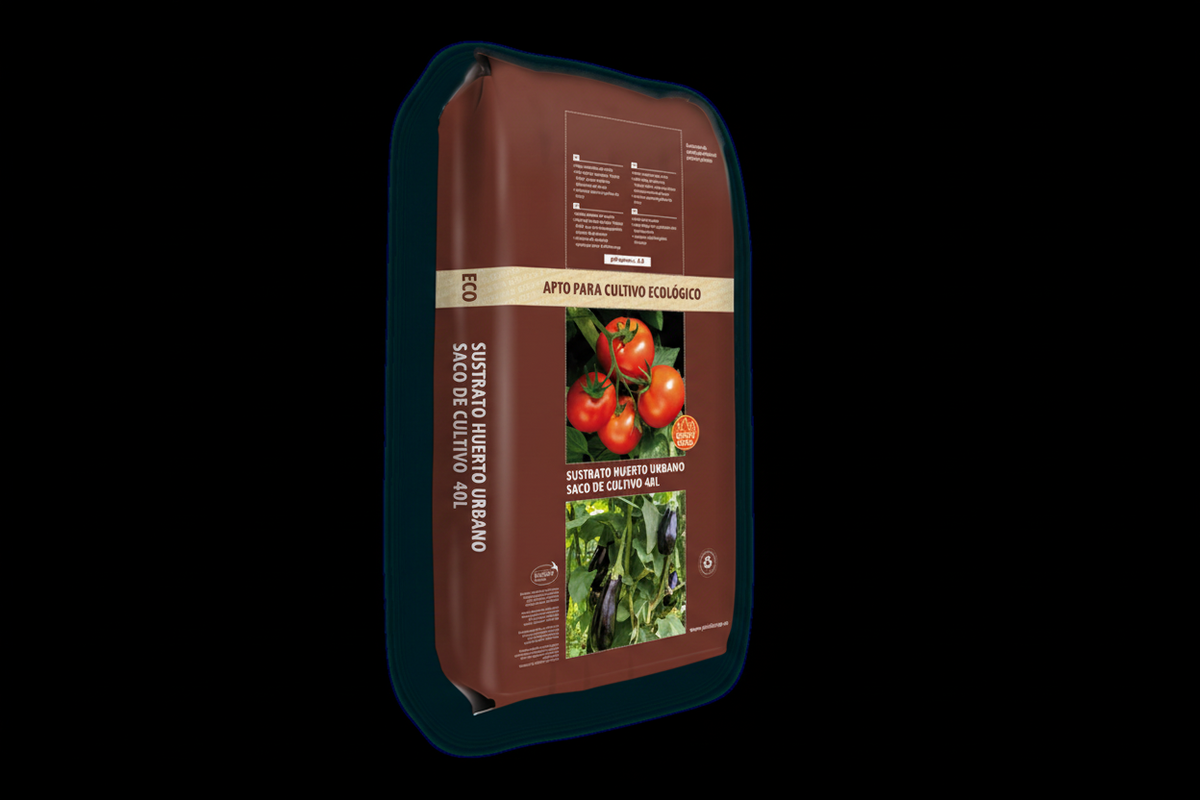 Saco de cultivo para huerto urbano ecológico Mineravi de 40 litros