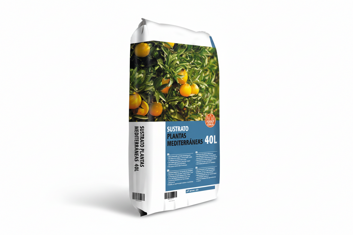 Saco de sustrato para plantas mediterráneas Mineravi de 40 litros