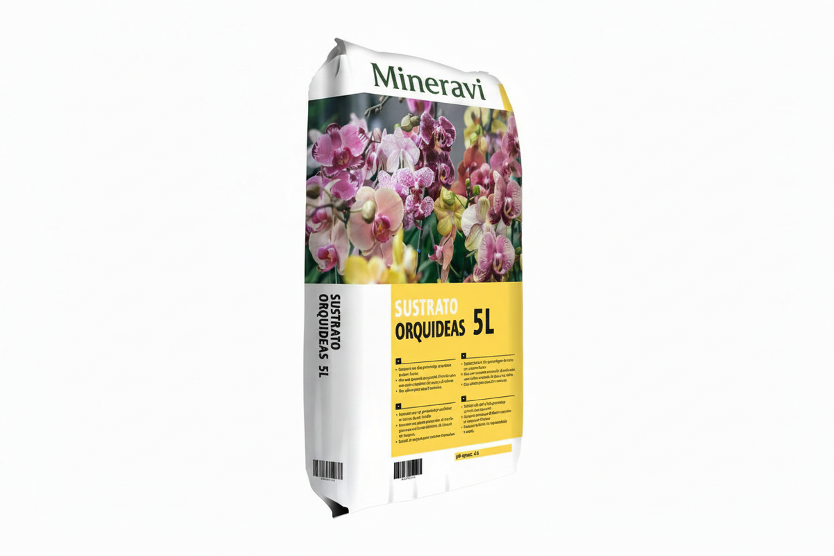 Bolsa de sustrato para orquídeas Mineravi de 5 litros