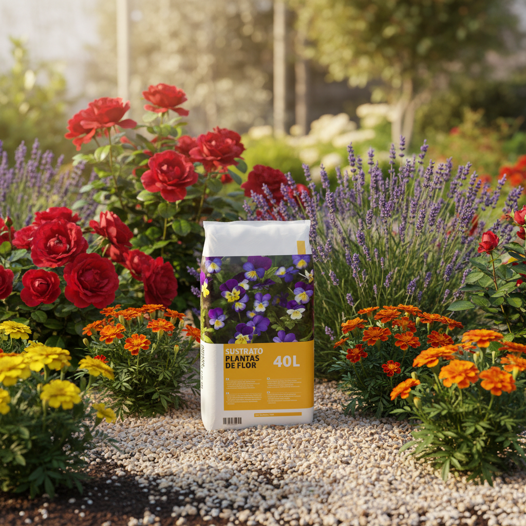 Sustrato para plantas de flor 40 L