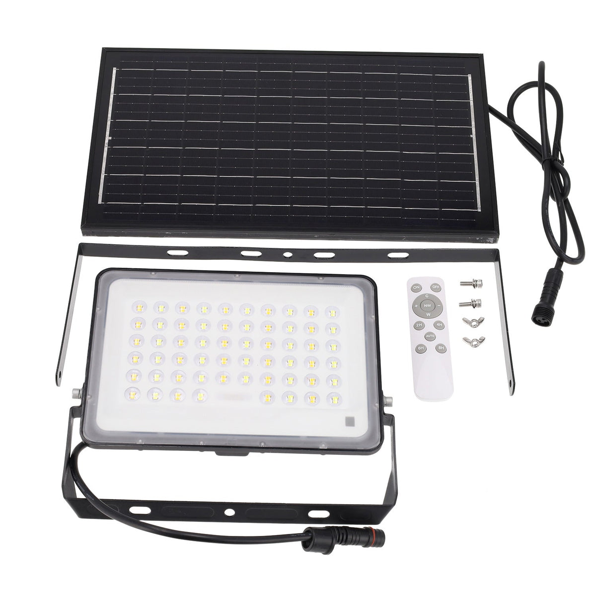 Proyector LED Solar Panel 90º IP65 3CCT (Tonalidad Luz Ajustable) — Vetonek (5)