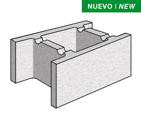 Bloque Ochánduri de encofrado para muro armado