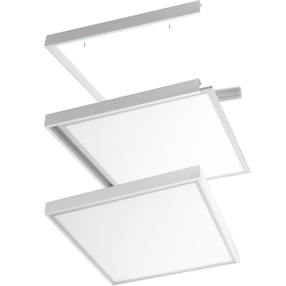 Marco Instalación Superficie Panel LED 60x60cm — Vetonek
