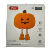 Lámpara de Noche Calabaza Halloween – Silicona Suave, Táctil y Recargable - Vetonek