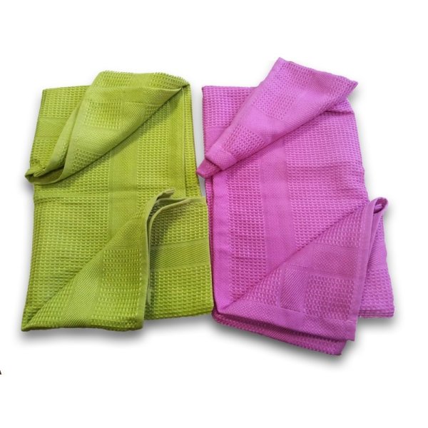 Paños seca vajillas de microfibra - Pack 2 uds XL 50x50cm Vetonek