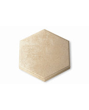 Panot Hexagonal Laguardia Bicolor de hormigón, pavimento con cantos biselados para patios y aceras - Vetonek