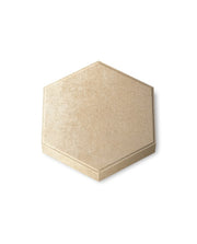 Panot Hexagonal Laguardia Bicolor de hormigón, pavimento con cantos biselados para patios y aceras - Vetonek
