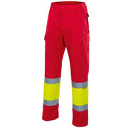 Pantalón bicolor forrado de alta visibilidad Velilla 156, detalle - Vetonek