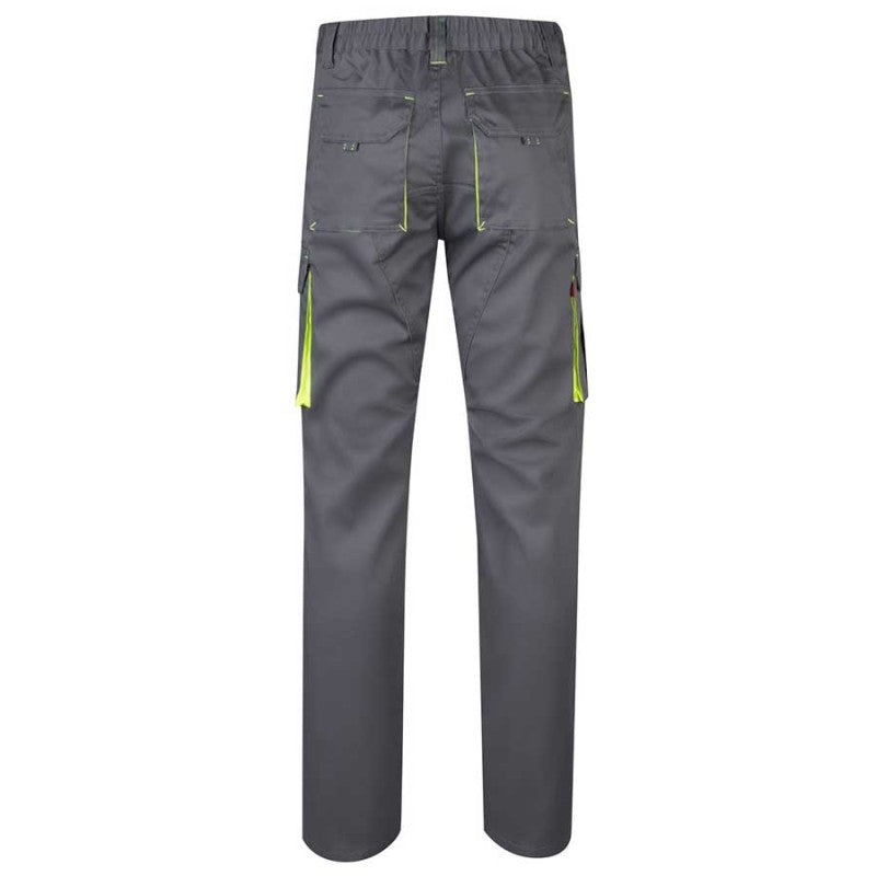 Pantalón stretch bicolor Velilla 103008S vista trasera - Vetonek