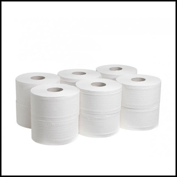 Papel higiénico JUMBO de extracción central - Pack de 12 rollos Vetonek