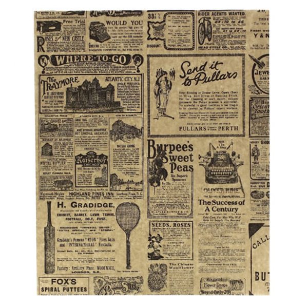 Papier kraft alimentaire anti-graisse First Pack 35x27 cm - 1000 unités Vetonek