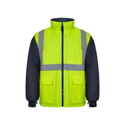 Parka 4 en 1 bicolor de alta visibilidad Velilla 306003, detalle - Vetonek