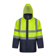 Parka 4 en 1 bicolor de alta visibilidad Velilla 306003, configuración desmontable - Vetonek