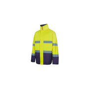 Parka bicolor de alta visibilidad impermeable Velilla 306002 - Vetonek