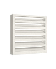 Persiana de ventilación de hormigón de lamas fijas, medida de 50 × 25 × 8 cm - Vetonek