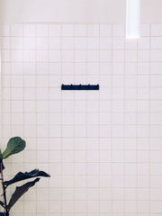 Ambiente baño con azulejo blanco satinado - Vetonek Locorotondo
