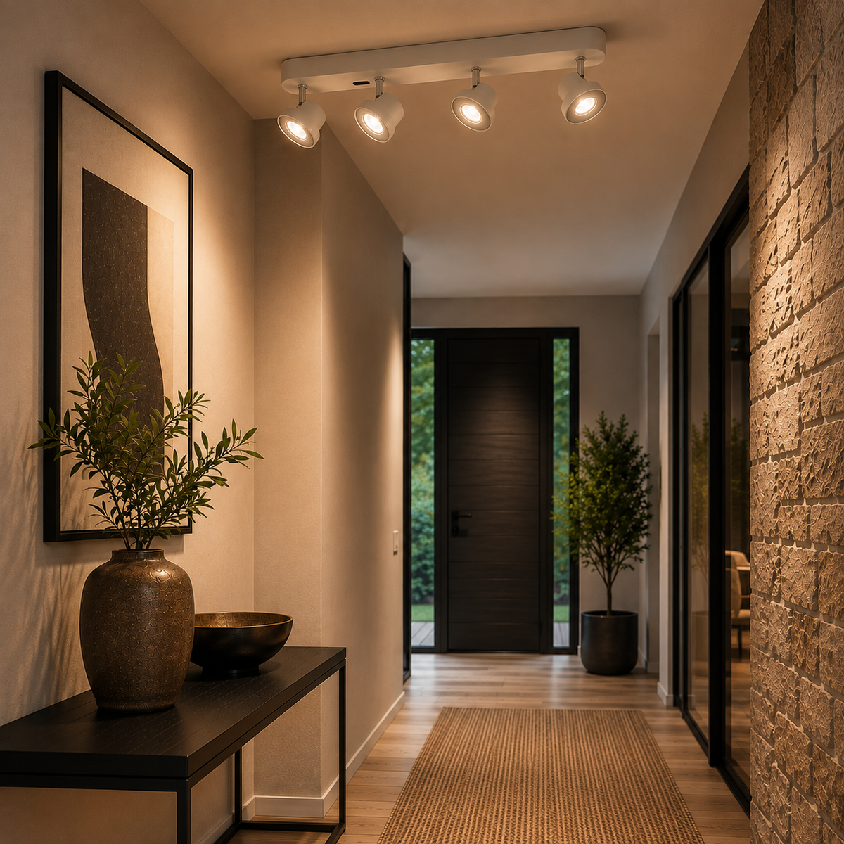 Aplique de Pared LED Philips ClockWork Blanco 4x4.5W Regulable 2000Lm — Vetonek