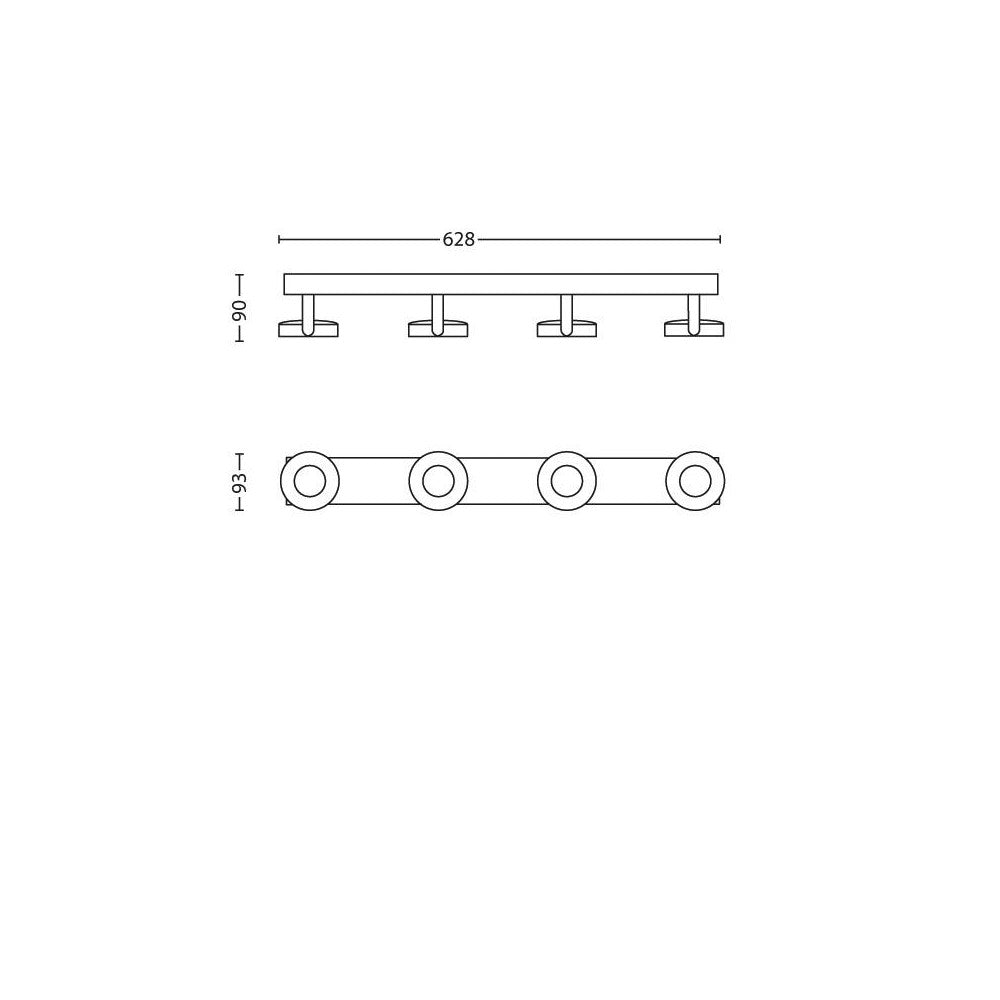 Aplique de Pared LED Philips ClockWork Blanco 4x4.5W Regulable 2000Lm — Vetonek (5)