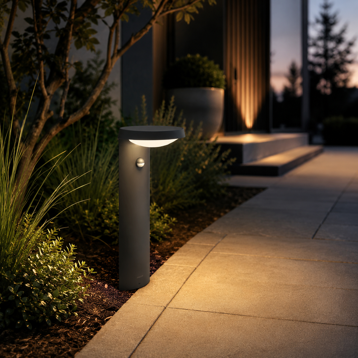 Baliza Exterior LED Philips/Signify "Tyla" 6W 900Lm 4000ºK Antracita IP44 — Vetonek