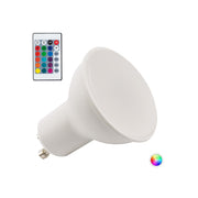 Bombilla LED GU10 5W RGB Mando a Distancia — Vetonek