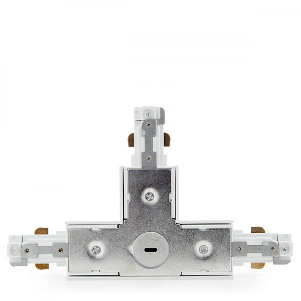 Conector T Carril Bifásico Blanco — Vetonek (2)