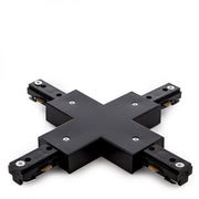 Conector X Carril Bifásico Negro — Vetonek