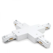 Conector X Carril Bifásico Blanco — Vetonek