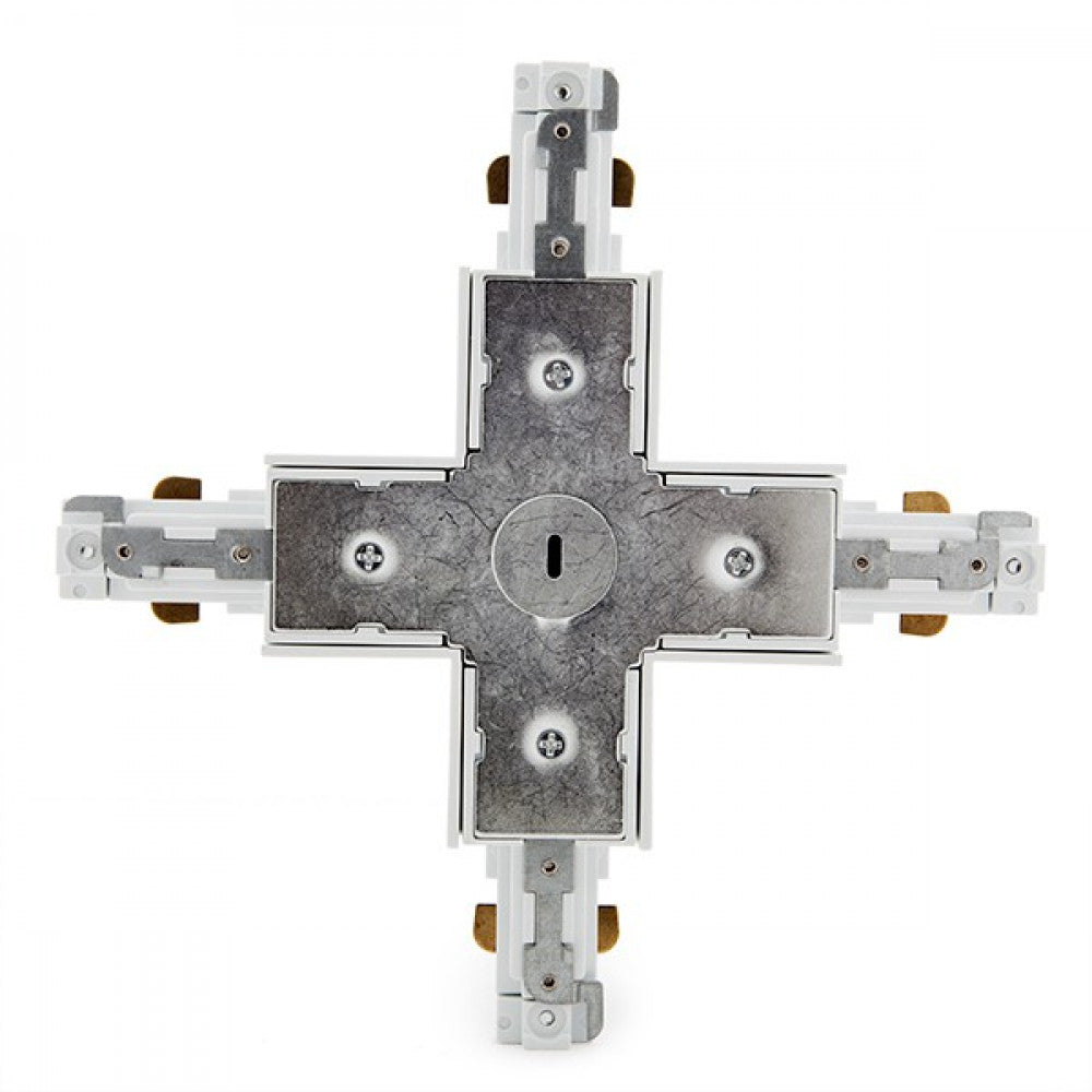 Conector X Carril Bifásico Blanco — Vetonek (2)