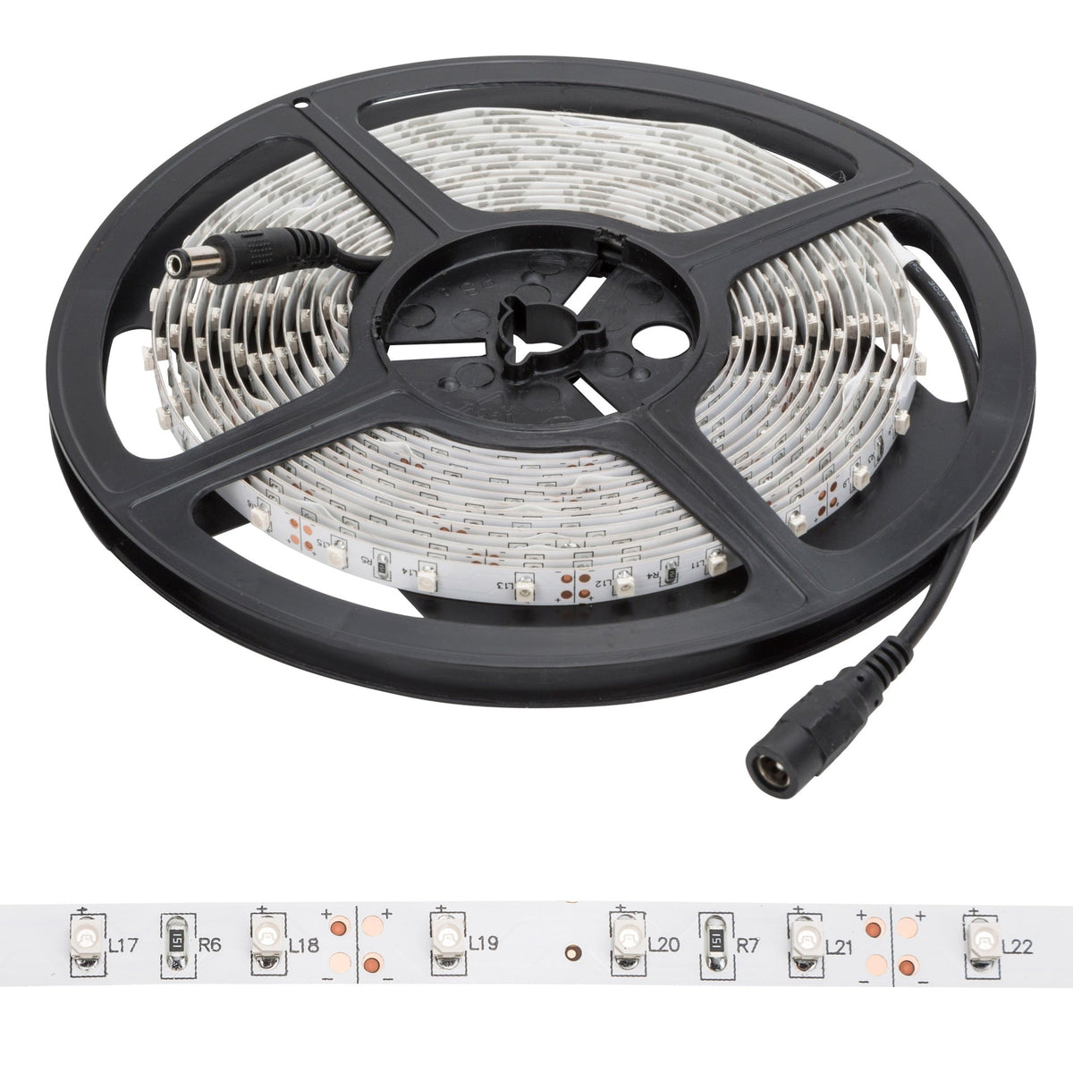 Tira de 300 LEDs 24W 1.200Lm CRI85 6000ºK SMD3528 12VDC x5M — Vetonek (3)