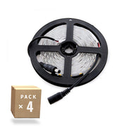 Pack 4 Tiras LED 72W 4200Lm 4200ºK 300 X SMD5050 12VDC x5M — Vetonek