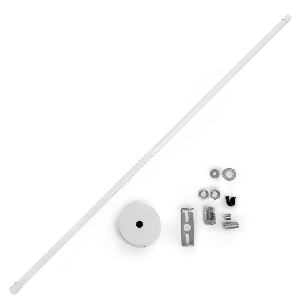 Barra Suspensión Extensible Carril Focos LED 75 ► 150cm - Blanco — Vetonek