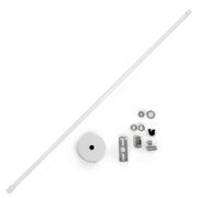 Barra Suspensión Extensible Carril Focos LED 75 ► 150cm - Blanco — Vetonek
