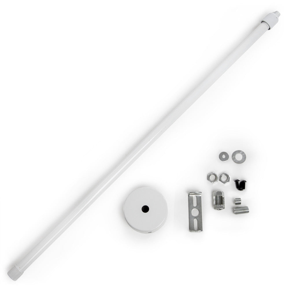 Barra Suspensión Extensible Carril Focos LED 50 ► 100cm - Blanco — Vetonek