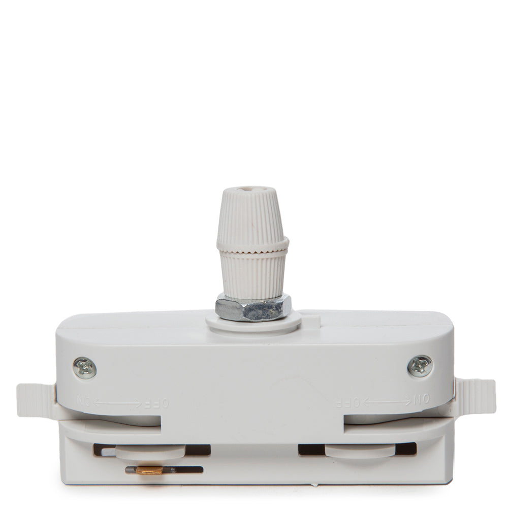 Adaptador Carril Monofásico Blanco — Vetonek