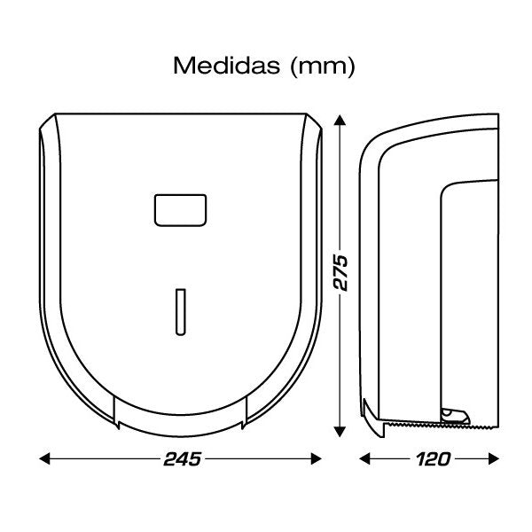 Distributeur de papier hygiénique Clim professionnel Vetonek