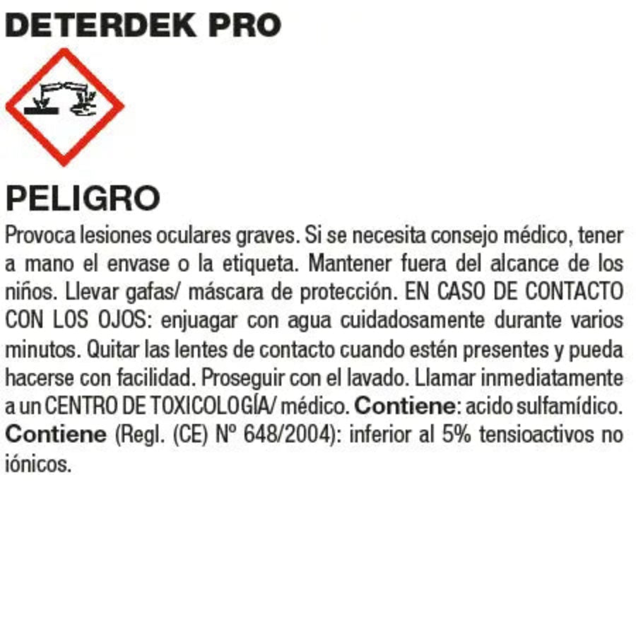 Deterdek pro - limpieza final de obra - Vetonek