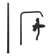 Conjunto Ducha Latón/Zinc - Acero Inoxidable- ABS, Negro, Agua Caliente-Fría, Monomando — Vetonek (12)
