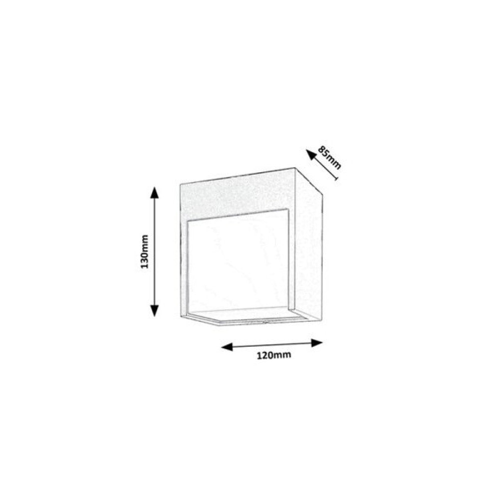 Aplique Exterior RABALUX "Balimo" LED 560Lm 12W 560Lm IP54 — Vetonek (3)